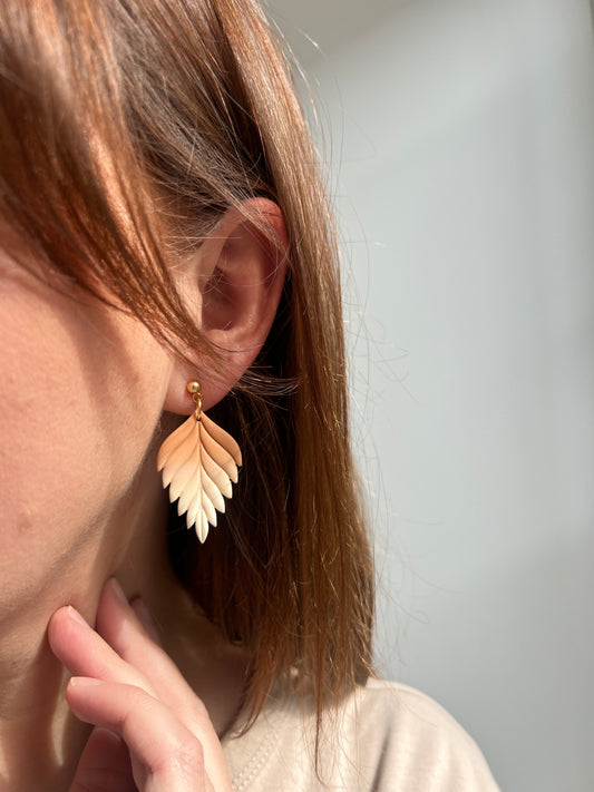 Earrings "LEAVES" II