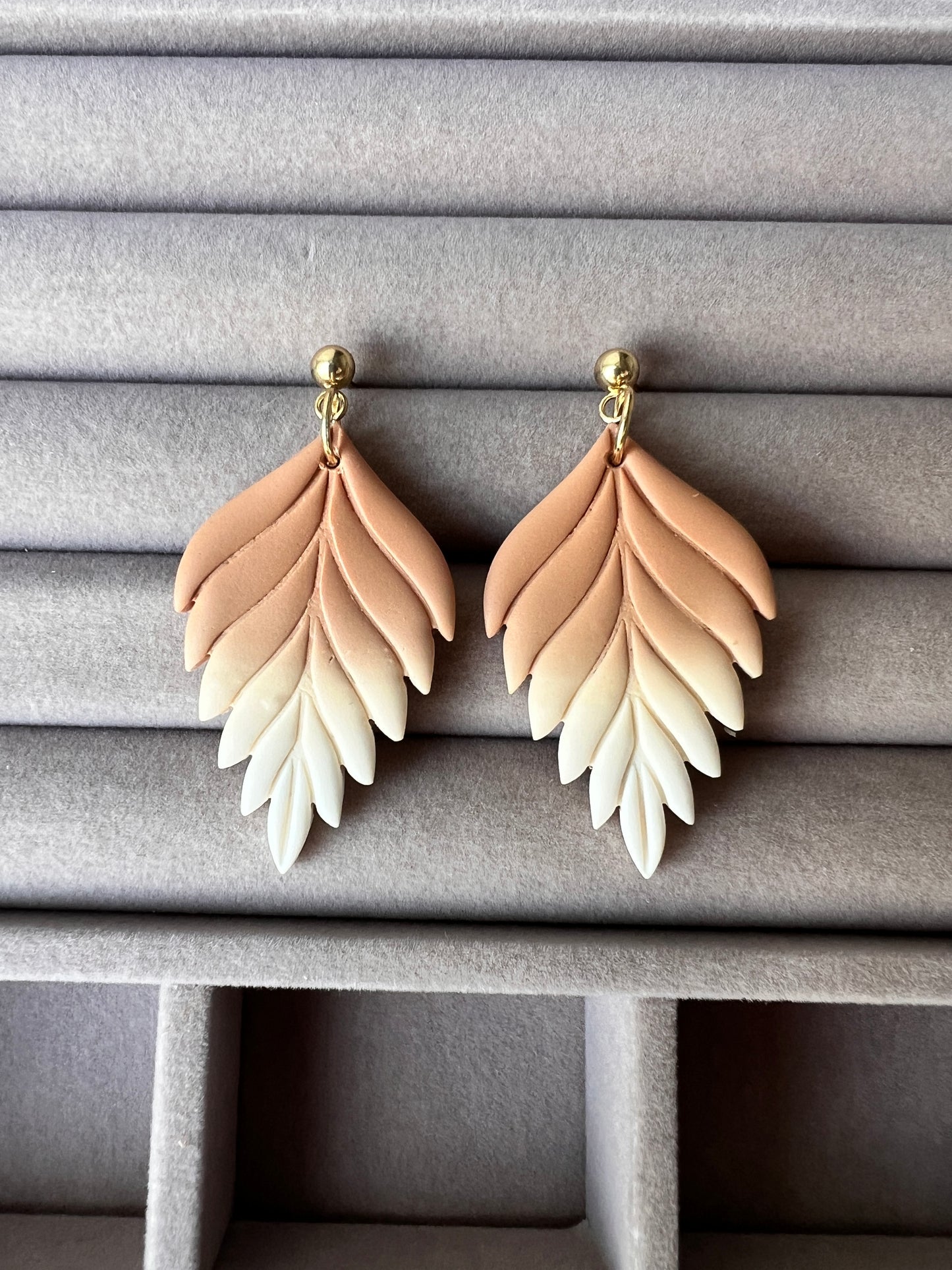Earrings "LEAVES" III