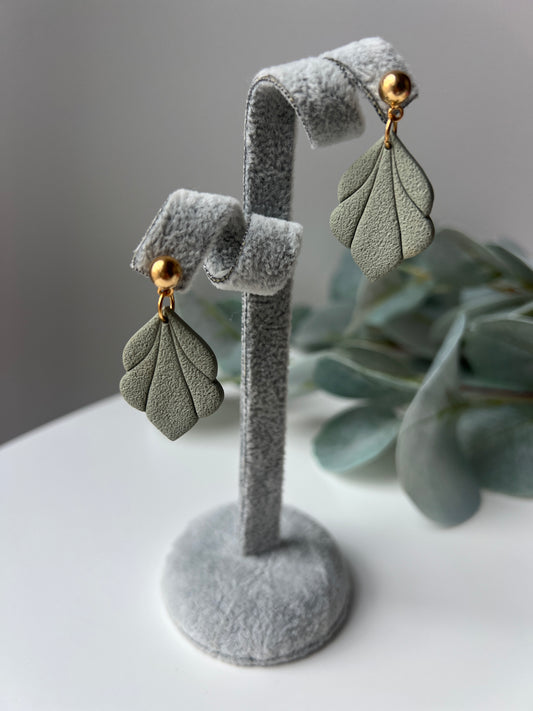 Eucaluptus Whisper Earrings