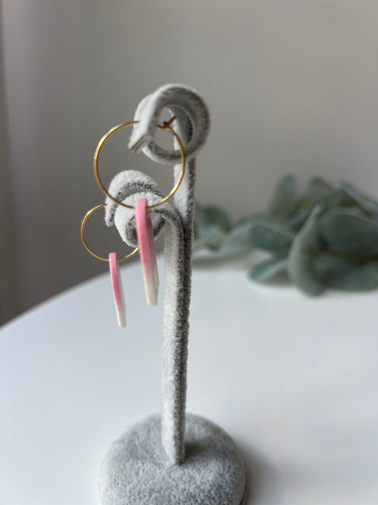 Rosy Veil Earrings