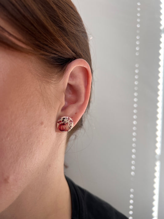 Earrings "Pumpkins"
