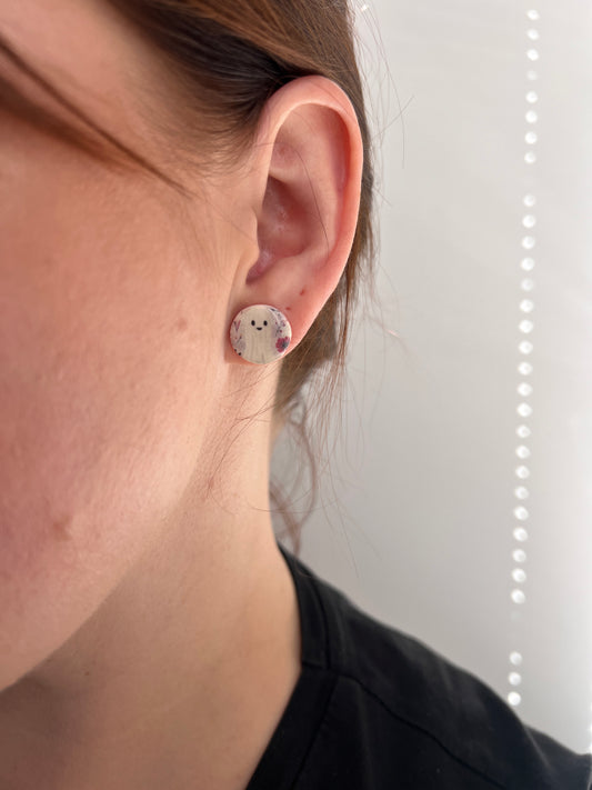 Earrings "Little ghosts"