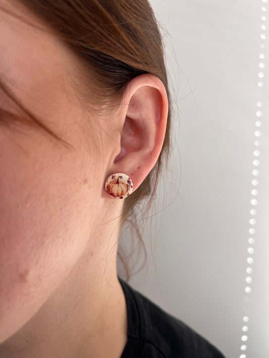 Earrings "Pumpkins"