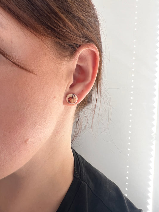 Earrings "Pumpkins"