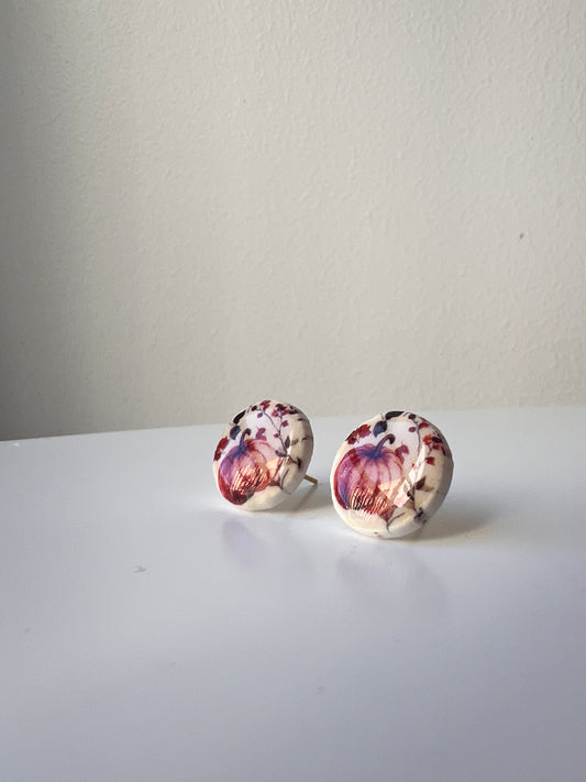 Earrings "Pumpkins"