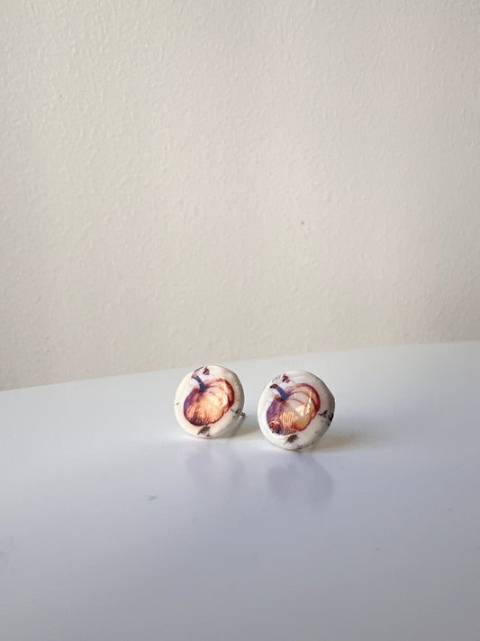 Earrings "Pumpkins"