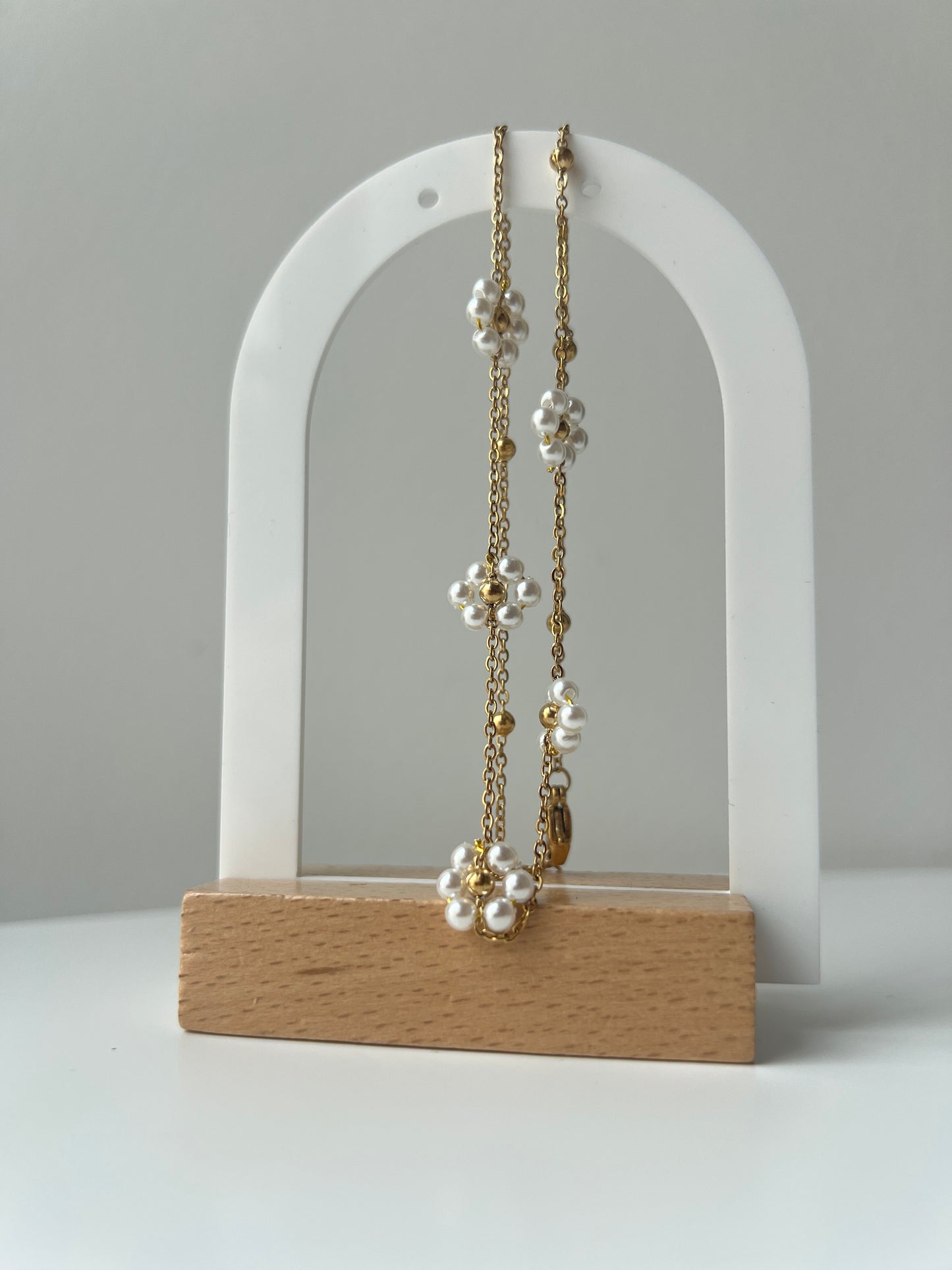 Daisy Pearl Necklace