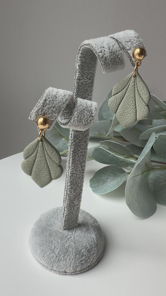 Eucaluptus Whisper Earrings